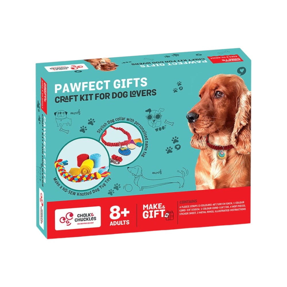 Chalk And Chuckles Pawfect Gift DIY Craft Kit for Kids and Pet Lovers Canvazo